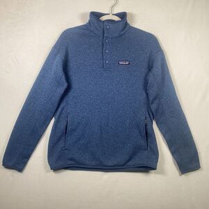 Patagonia Women’s Better Sweater ¼ Snap Pullover – Blue, Size M